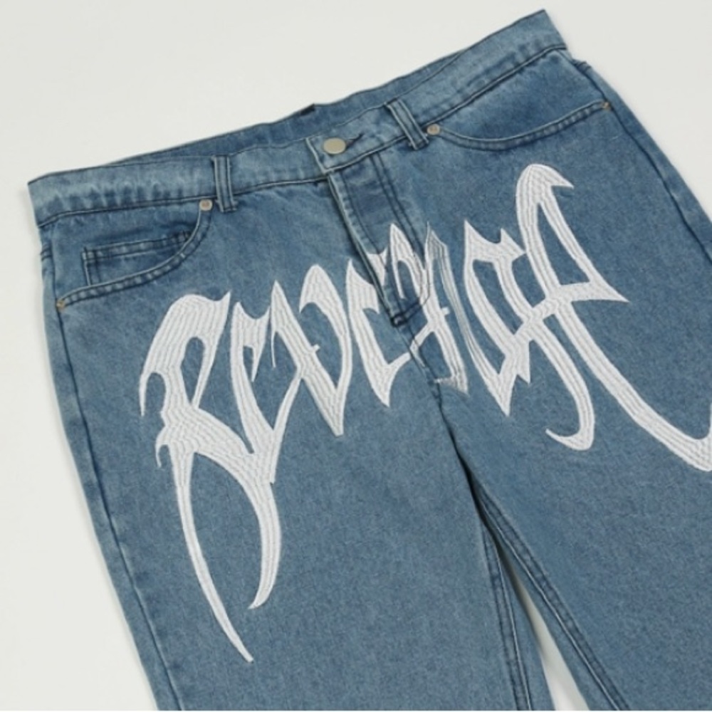 Revenge Embroidered jeans
